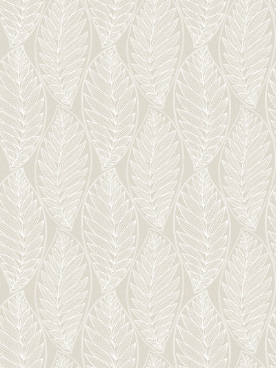 product image for Kira Leaf Husk Wallpaper in Pebble 16