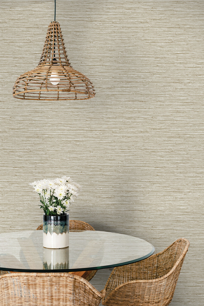 media image for Isla Faux Jute Wallpaper in Balanced Beige 233