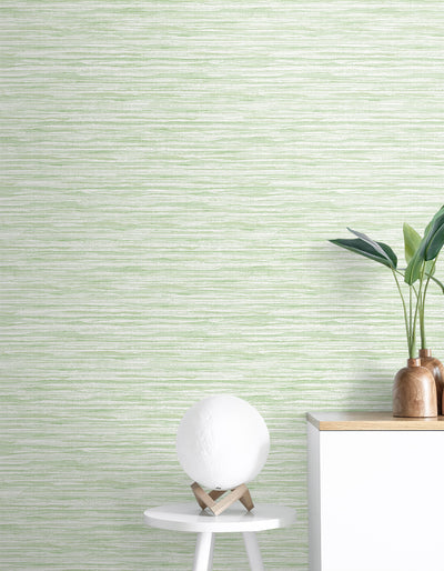 product image for Skye Wave Stringcloth Wallpaper in Baby Lettuce 99