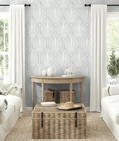 product image for Cyrus Harvest Wallpaper in Horizon Grey 88