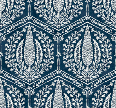product image of Cyrus Harvest Wallpaper in Rich Navy 523