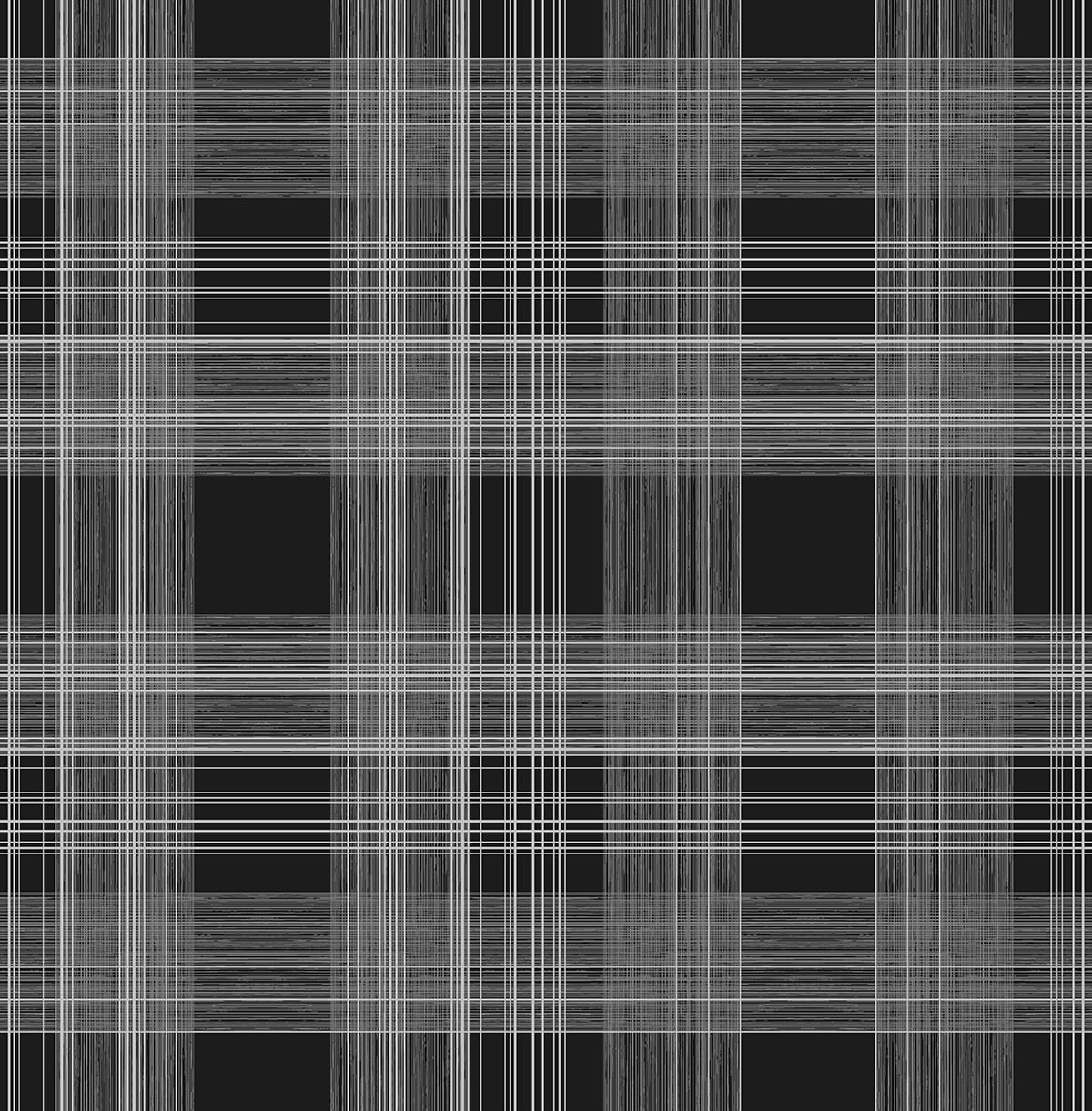 Shop Sample Rad Plaid Peel & Stick Wallpaper in Onyx | Burke Decor