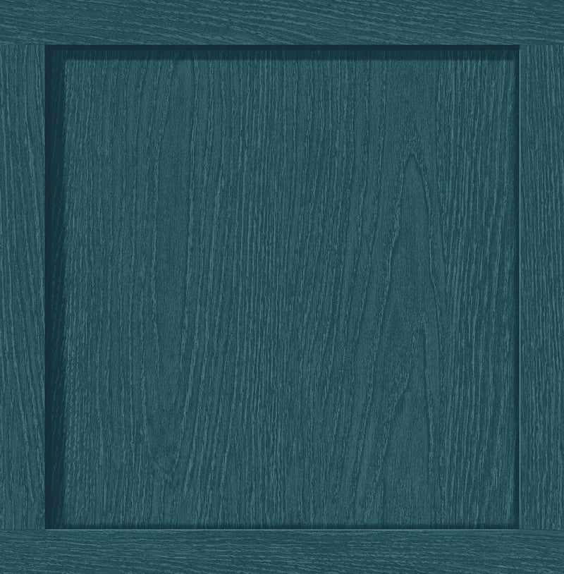 media image for Squared Away Peel-and-Stick Wallpaper in Teal by Stacy Garcia for NextWall 217