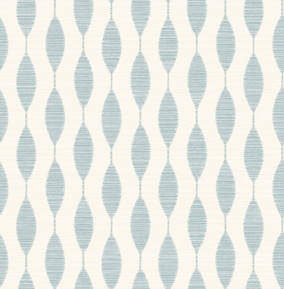 product image for Ditto Peel-and-Stick Wallpaper in Blue Opal by Stacy Garcia for NextWall 6