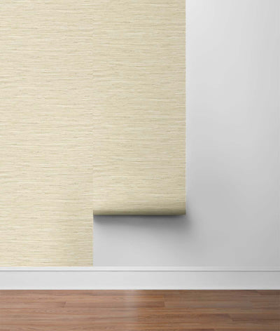 product image for Saybrook Faux Rushcloth Peel & Stick Wallpaper in Sand Dunes by Stacy Garcia 18