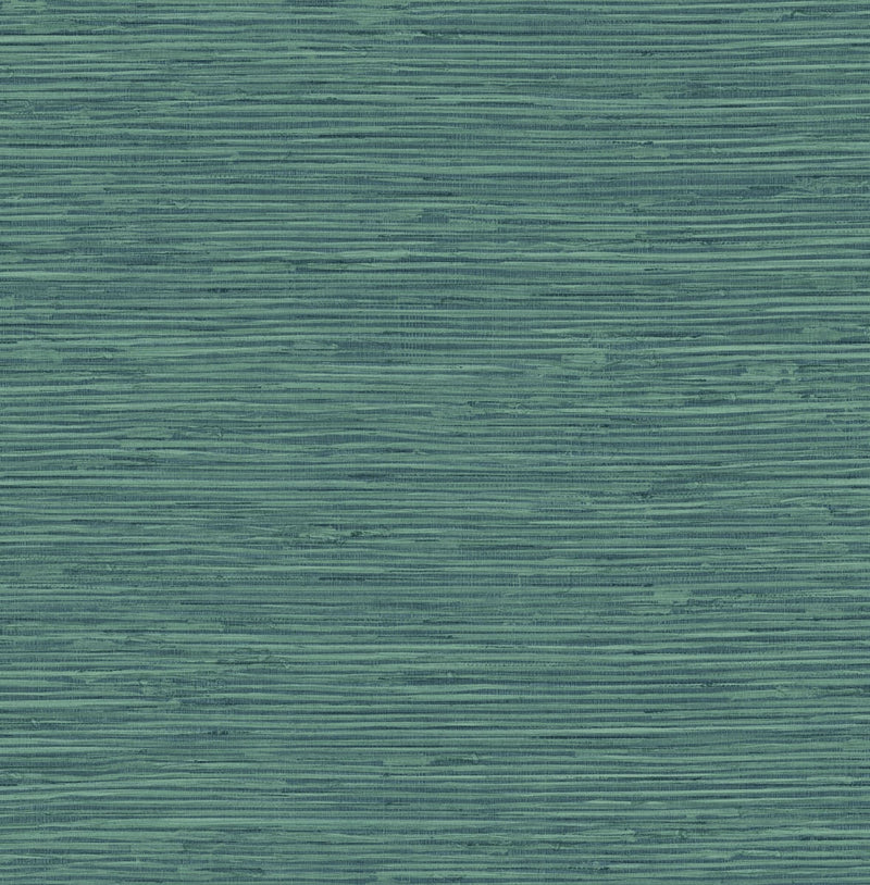 media image for Saybrook Faux Rushcloth Peel & Stick Wallpaper in Paradise Teal by Stacy Garcia 292