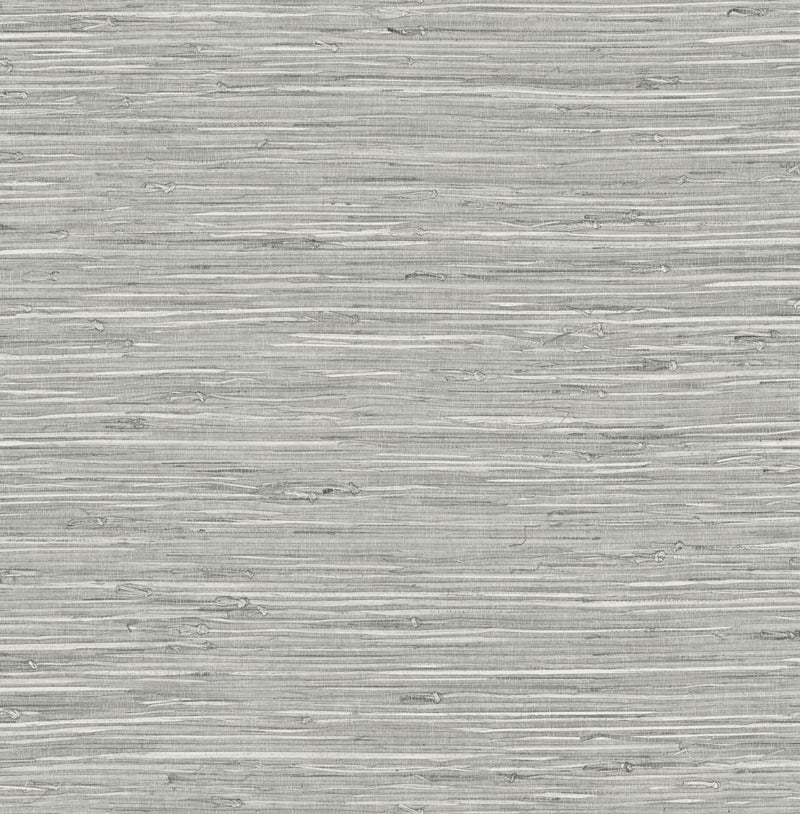 media image for Saybrook Faux Rushcloth Peel & Stick Wallpaper in Cove Grey/Silver by Stacy Garcia 297