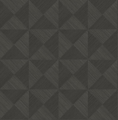 product image of Geo Inlay Peel & Stick Wallpaper in Charcoal by Stacy Garcia 549