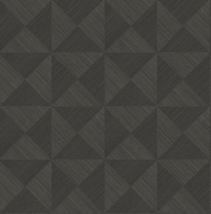 media image for Geo Inlay Peel & Stick Wallpaper in Charcoal by Stacy Garcia 287