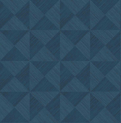 product image for Geo Inlay Peel & Stick Wallpaper in Denim Blue by Stacy Garcia 84