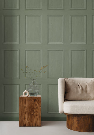 product image for Faux Wood Panel Peel & Stick Wallpaper in Fresh Rosemary by Stacy Garcia 81