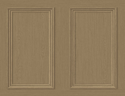 product image of Faux Wood Panel Peel & Stick Wallpaper in Honey Brown by Stacy Garcia 580