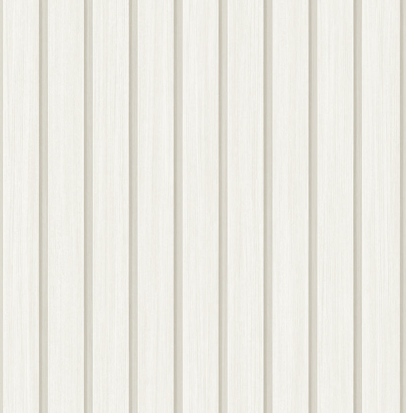 media image for Faux Wooden Slats Peel & Stick Wallpaper in Dove by Stacy Garcia 250