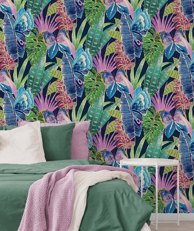 product image for Mariposa Peel & Stick Wallpaper in Azurite 85