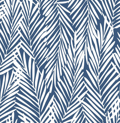 product image of Mod Palm Peel & Stick Wallpaper in Coastal Blue 575