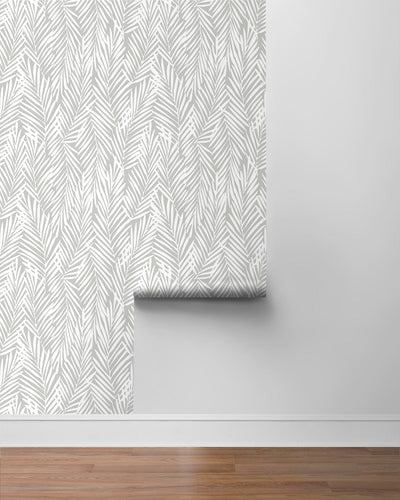 product image for Mod Palm Peel & Stick Wallpaper in Harbor Grey 96