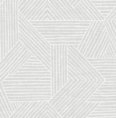 product image of Etched Geometric Peel & Stick Wallpaper in Salt Glaze 584