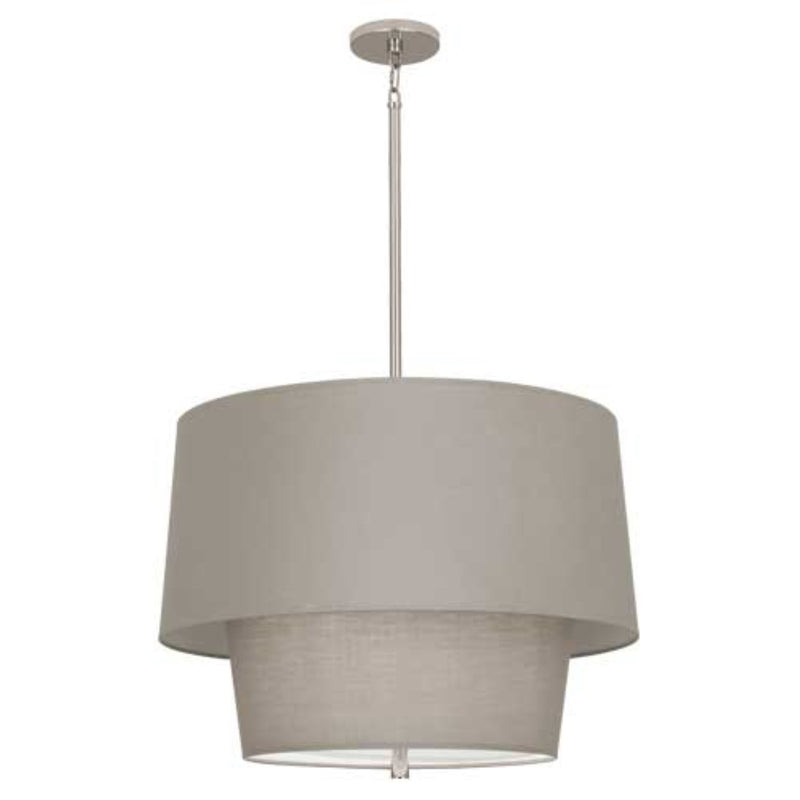 media image for decker polished nickel pendant by robert abbey ra aw142 26 240