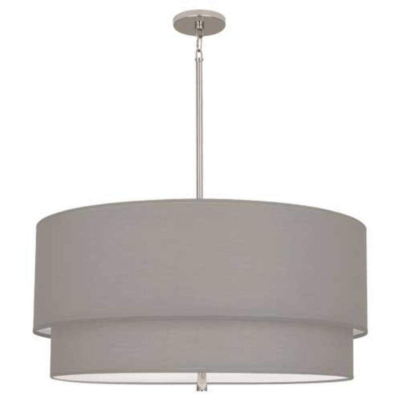 media image for decker polished nickel pendant by robert abbey ra aw142 28 242