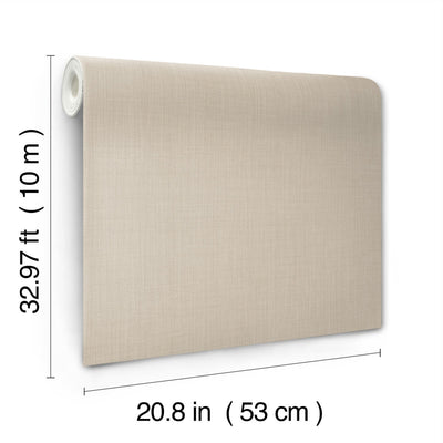 product image for Sofia Weave Wallpaper in Linen 3