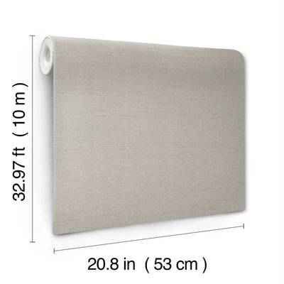 product image for Shimmering Linen Wallpaper in Grey 90