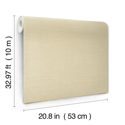 product image for Shimmering Linen Wallpaper in Cream 25