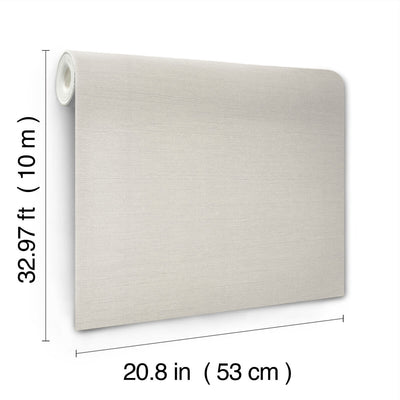 product image for Shimmering Linen Wallpaper in Ivory 11