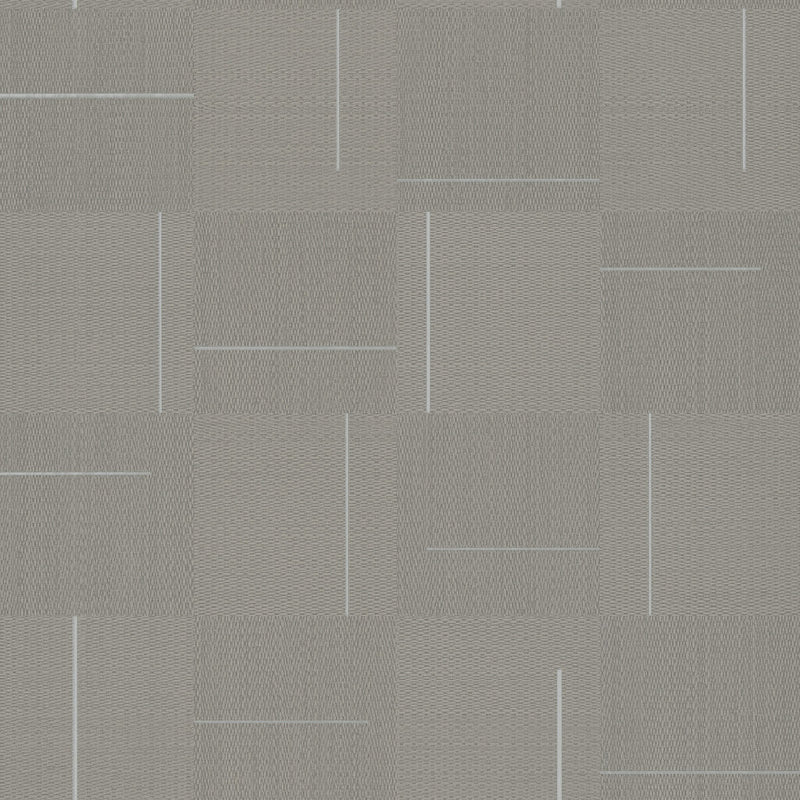 media image for Geo Block Weave Wallpaper in Taupe 251