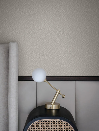 product image for Raised Chevron Wallpaper in Light Grey 54