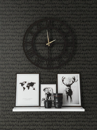 product image for Brushwork Wallpaper in Graphite from the Simple Life Collection by Seabrook Wallcoverings 31