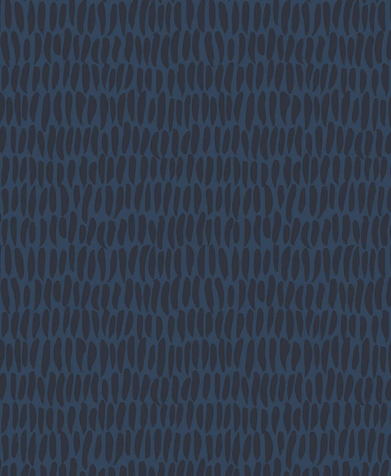 media image for Brushwork Wallpaper in Midnight from the Simple Life Collection by Seabrook Wallcoverings 275