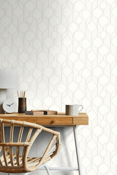 product image for Minimalist Geometric Wallpaper in Egyptian Cotton from the Simple Life Collection by Seabrook Wallcoverings 47