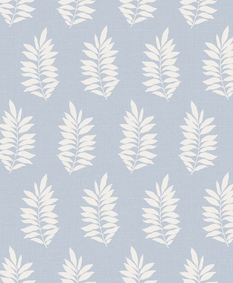 media image for Pinnate Silhouette Wallpaper in Iceburg from the Simple Life Collection by Seabrook Wallcoverings 237