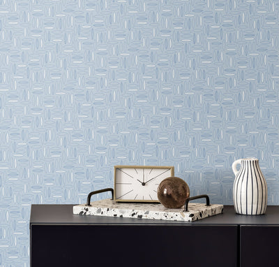 product image for Pip Geo Wallpaper in Crystal from the Simple Life Collection by Seabrook Wallcoverings 84