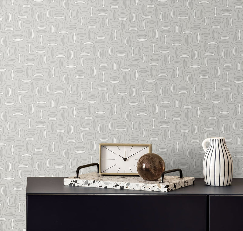 media image for Pip Geo Wallpaper in Heather from the Simple Life Collection by Seabrook Wallcoverings 245