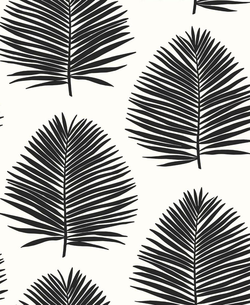 media image for Island Palm Wallpaper in Day And Night from the Simple Life Collection by Seabrook Wallcoverings 288