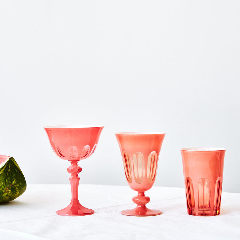 media image for rialto coupe glassware in various colors by sir madam 15 234