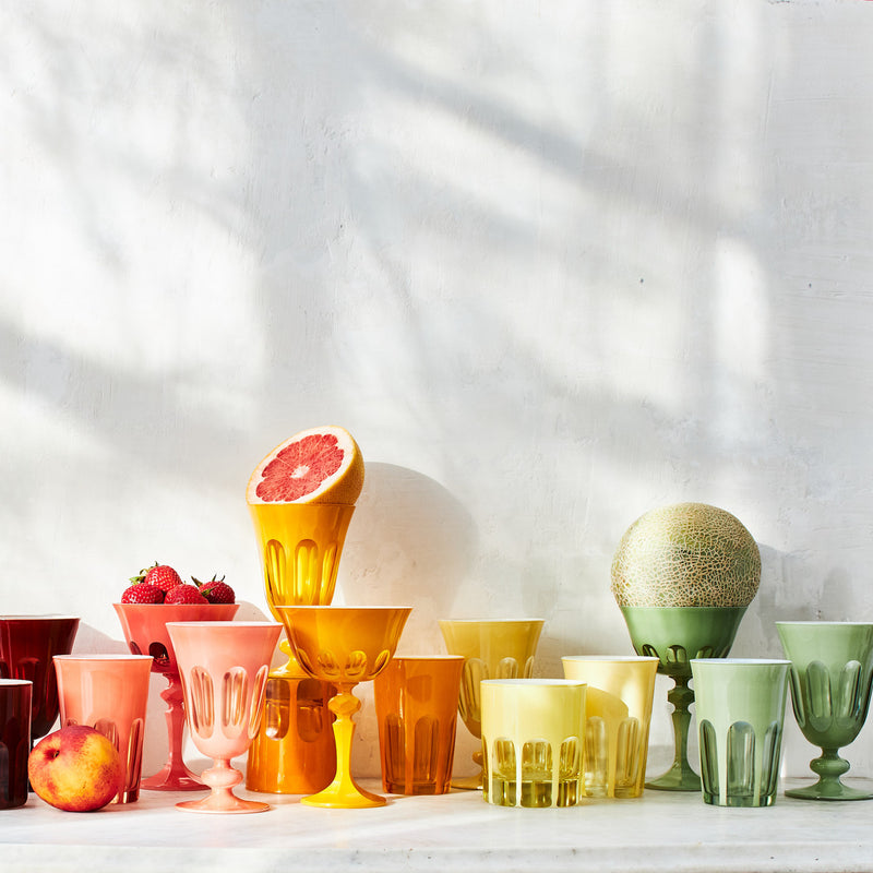 media image for rialto coupe glassware in various colors by sir madam 10 286