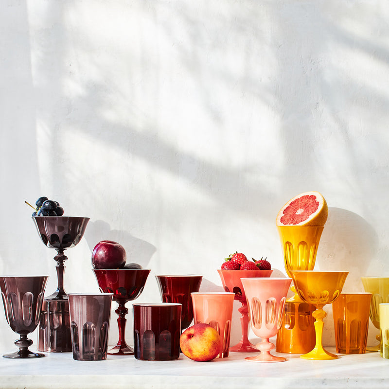 media image for rialto coupe glassware in various colors by sir madam 14 291
