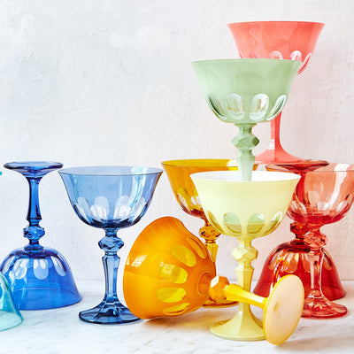 product image for rialto coupe glassware in various colors by sir madam 7 77