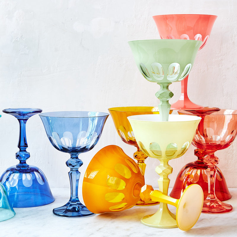 media image for rialto coupe glassware in various colors by sir madam 7 261