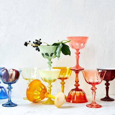 product image for rialto coupe glassware in various colors by sir madam 9 2