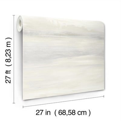 product image for Soothing Mists Scenic Wallpaper in White 78