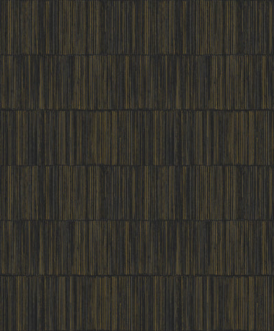 product image for Bamboo Stripe Wallpaper in Bronze/Gold 45