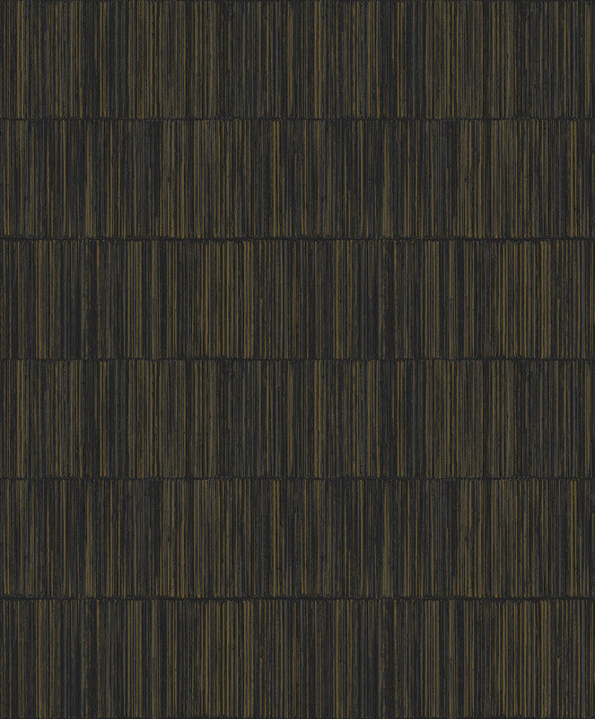 media image for Bamboo Stripe Wallpaper in Bronze/Gold 245