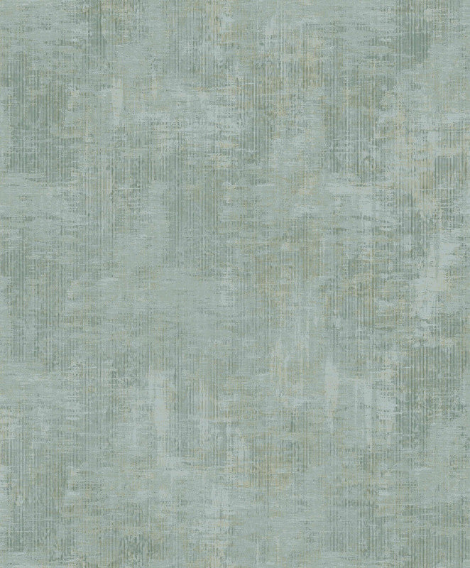 media image for Sample Distressed Plaster Wallpaper in Green/Silver Grey 257