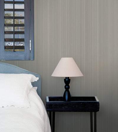 product image for Textured Stripe Wallpaper in Bronze 41