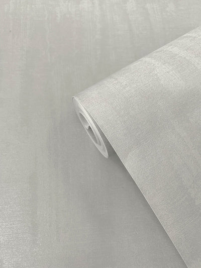 product image for Tonal Plain Industrial Wallpaper in Silver Grey 52