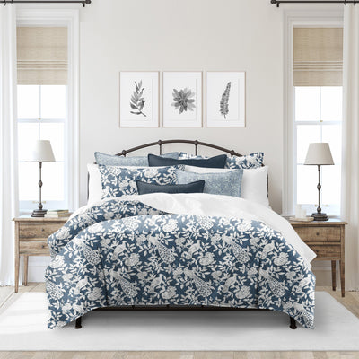 product image for lark navy bedding by 6ix tailor lrk bof nav bsk tw 15 15 40