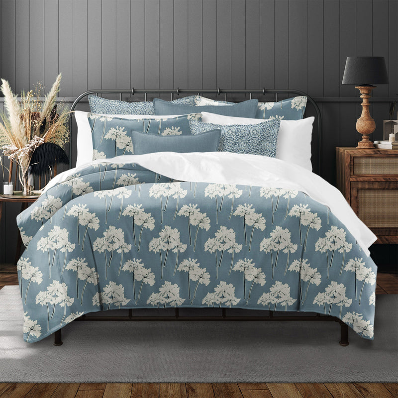 media image for summerfield blue bedding by 6ix tailor smf flo blu bsk tw 15 14 242